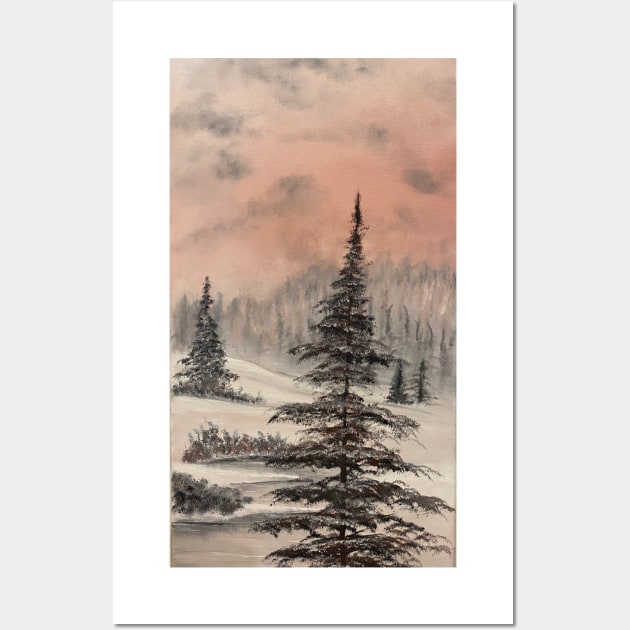 Evergreen Winter Wall Art by J&S mason